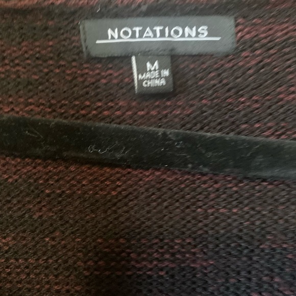 Notations Turtleneck Frilly Sweater Size M - Picture 7 of 10